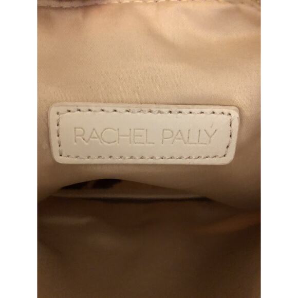 Rachel Pally Fold Over Clutch Purse Handbag White Leather Red Blue Floral Tassel - Picture 7 of 7